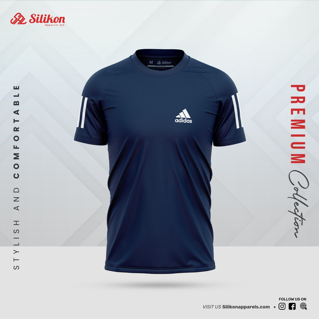 Premium Mesh Jersey T-Shirt -ADN03
