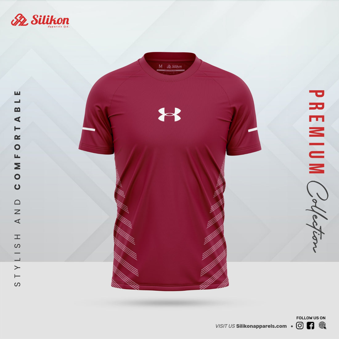 Premium Mesh Jersey T-Shirt -UAM06